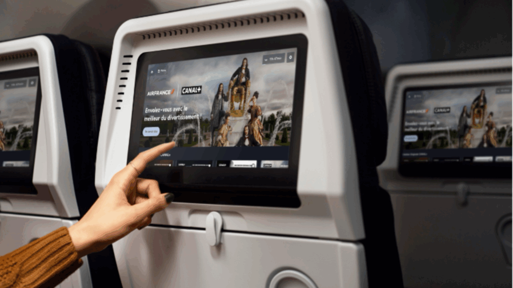 Air France is launching CANAL+ on board its long-haul flights