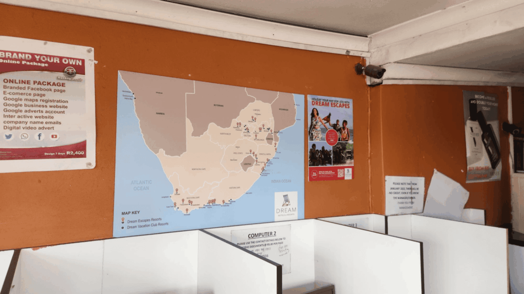 Creating access to curated local travel experiences for township travellers