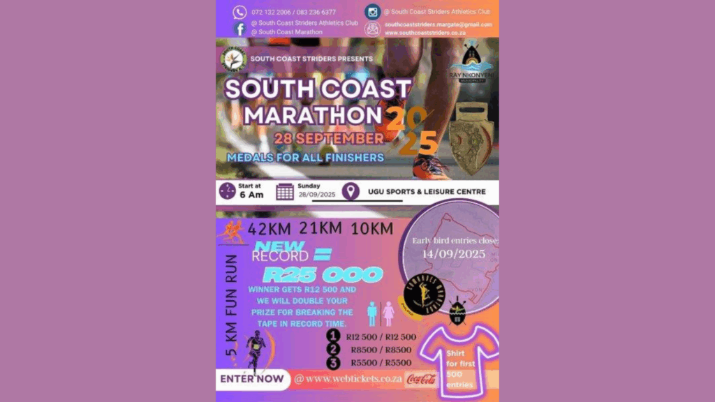Don’t Miss Your Chance to Enter the 2025 South Coast Marathon!