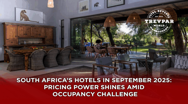 South Africa’s Hotels in September 2025: Pricing Power Shines Amid Occupancy Challenges