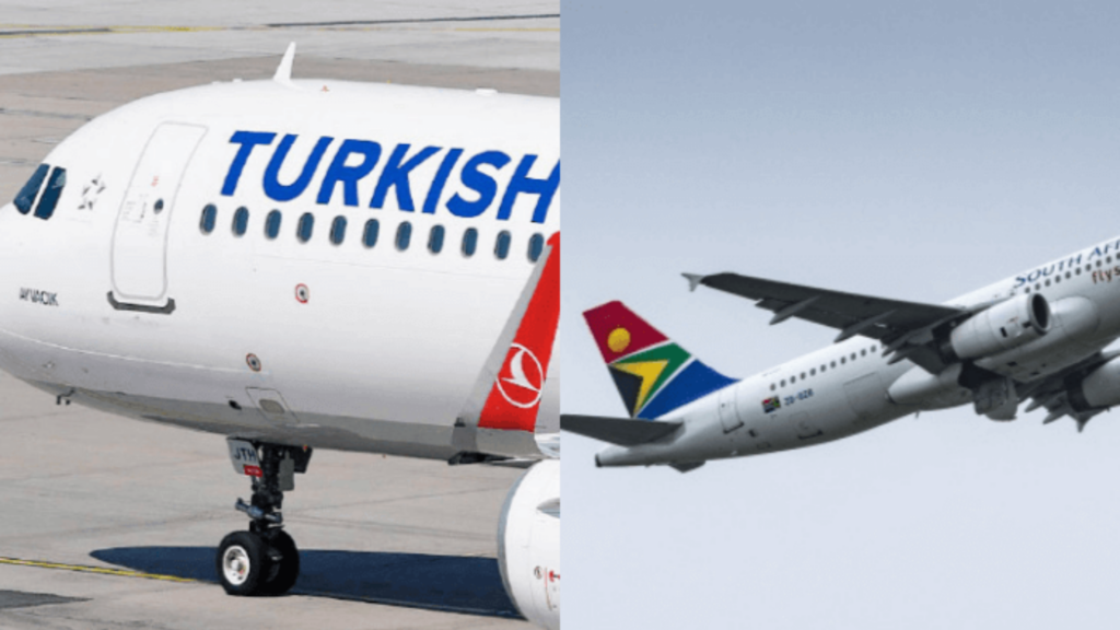 Turkish Airlines and South African Airways Sign Codeshare Agreement
