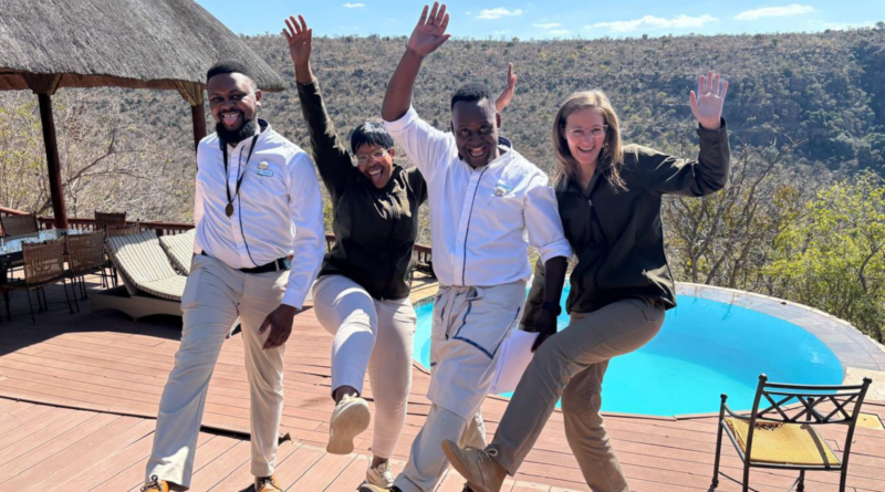 At your service: Clifftop butlers shine during SABA training