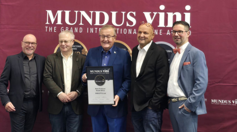 DGB Awarded Best South African Wine Producer Over the Past 25 Years