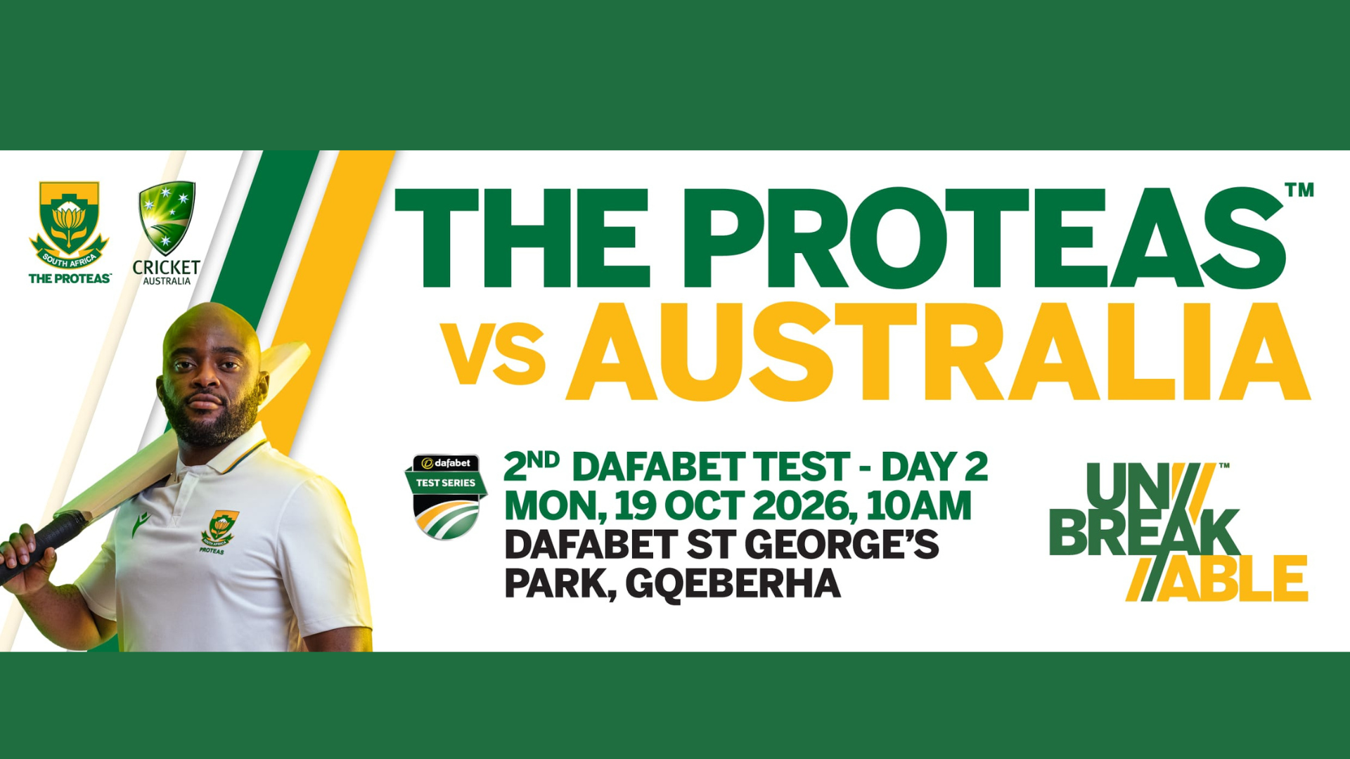 South Africa vs Australia Second Test
