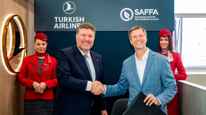 Turkish Airlines Joins SAFFA Fund to Accelerate Sustainable Aviation Fuel Production and Green the Future of Flight