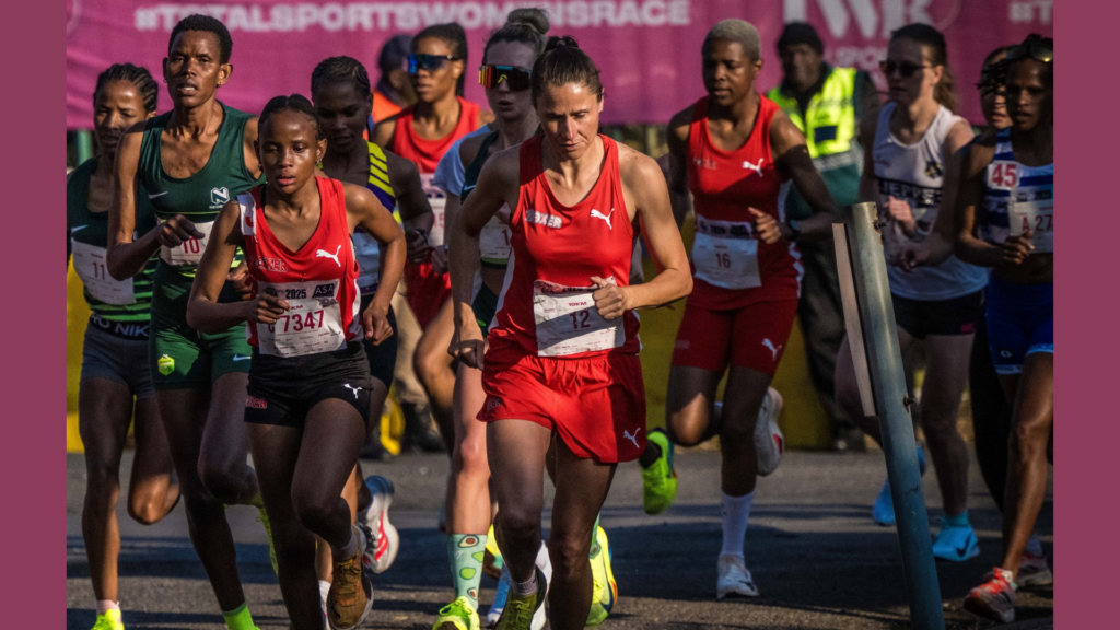 Karabo More ready to race at the Totalsports Women's Race Joburg