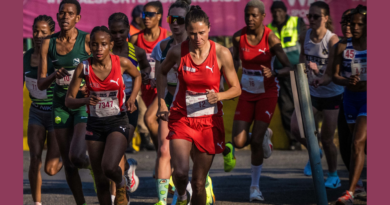 Karabo More ready to race at the Totalsports Women's Race Joburg