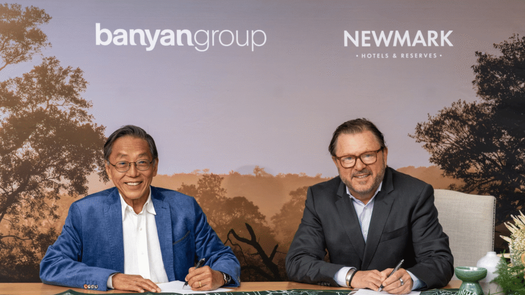 Banyan Group and Newmark Hotels & Reserves Signing