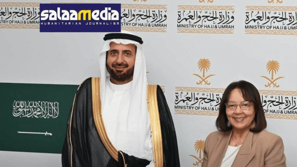 MINISTER DE LILLE HOSTS SAUDI MINISTER OF HAJJ AND UMRAH AL-RABIAH